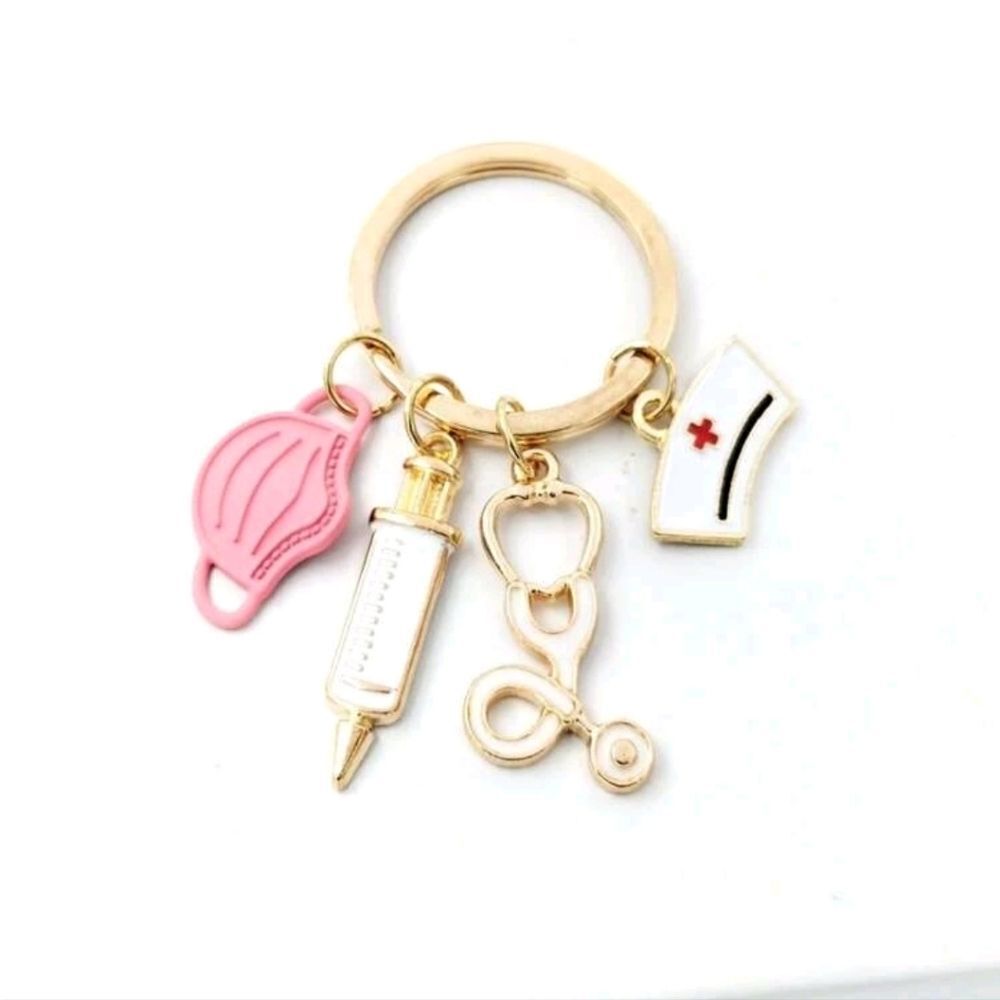 Nurse Charms Keychain